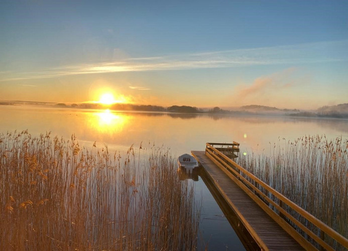 Herliche Sonnenaufgänge genießen direkt aus dem Schlafzimmer