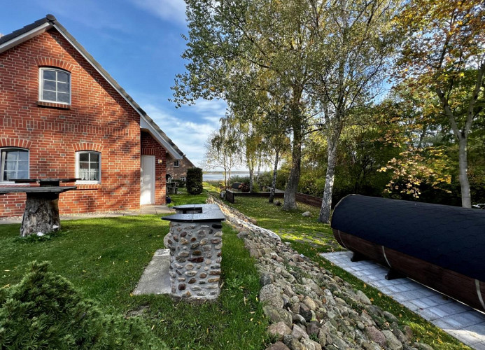 Grillplatz und Saunabereich